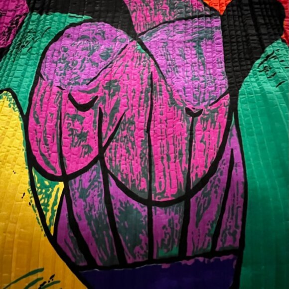 Valentina,PICASSO Design 2 sided TOP WEAR or FRAME IT Or PILLOW COVER  stretchy - Picture 9 of 10